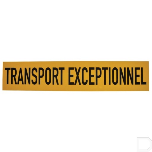 [WB90001FR] Bord 1250x250mm "Transport exceptionnel"