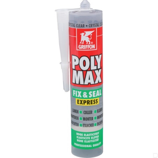 [SP6150452] POLY MAX Fix & Seal transparant 425g