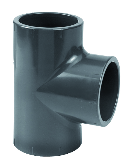 PVC T-stuk 63x63x63mm