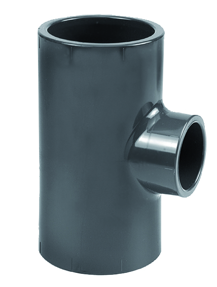 Verloop t-stuk 90° 16 bar 50 x 32 x 50 