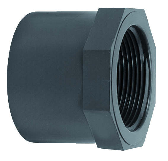 Lijmring met achtkant en binnendraad, 16 bar 16 x ¼”