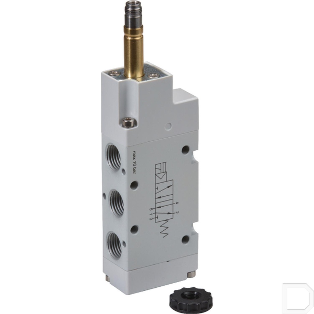 Kramp 5/2-weg magneetventiel 1/8"