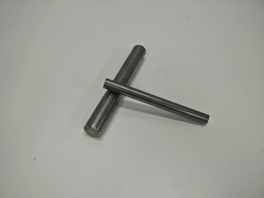 Koppelas t.b.v. vijzel van Ø 150 mm