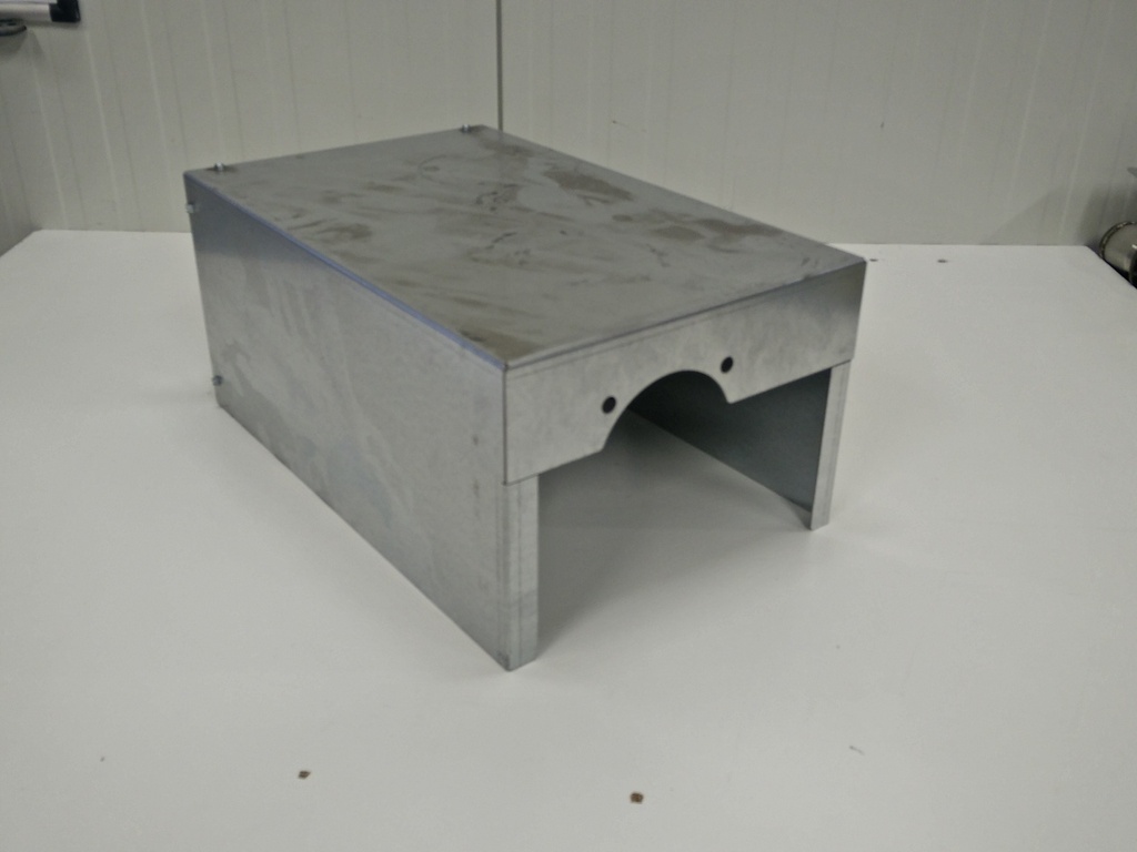 Regenkap voor motor t.b.v. transportschroef Ø 150 mm