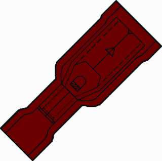 Aderdoorverbinder rond/vlak Rondstekhuls SP1504HO 100st.