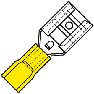 Aderdoorverbinder rond/vlak VLAKSTEKHULS SP4607FL DS100