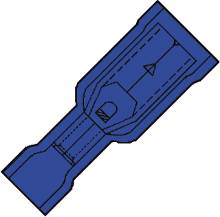 Aderdoorverbinder rond/vlak Rondstekhuls SP2505HO 100st.