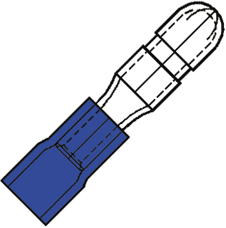 Aderdoorverbinder rond/vlak Rondstekers SP2505HA 2,5 100st.