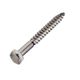 Houtdraadbout 6x45 RVS A2 DIN 751 