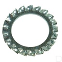 Tandveerring M14 verzinkt