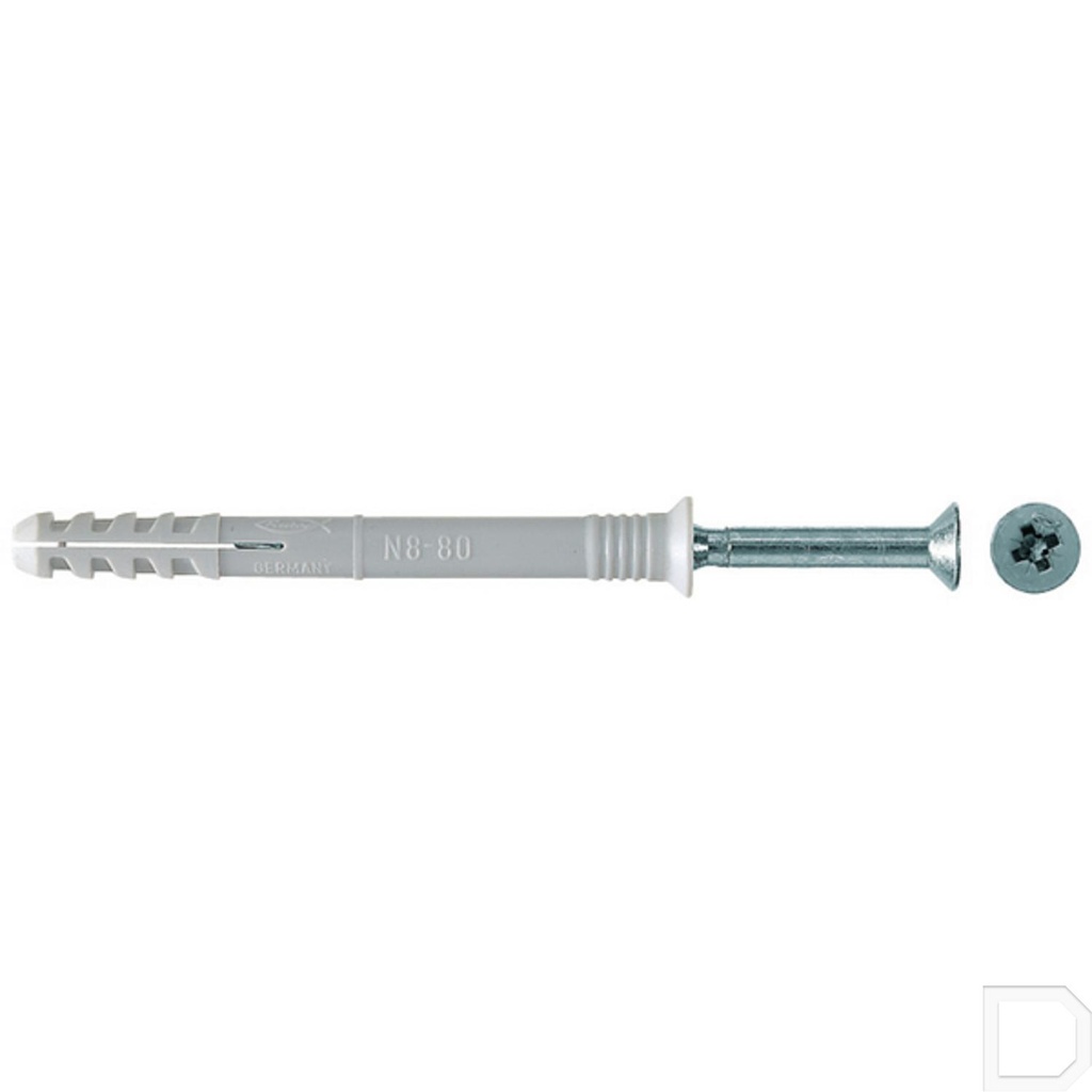 Nagelplug N5x40/15 S gegalvaniseerd 100x