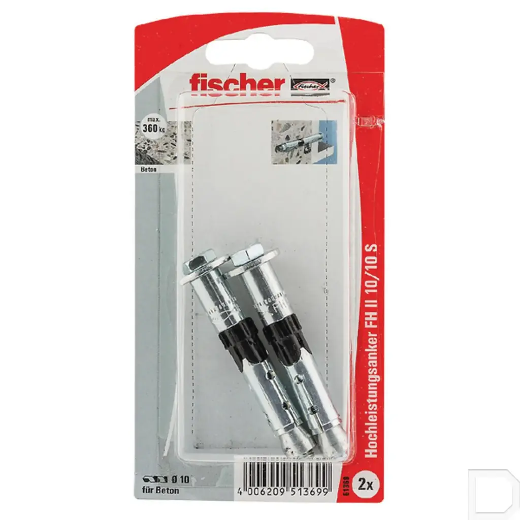Ankerplug FH 10/10 2stuks