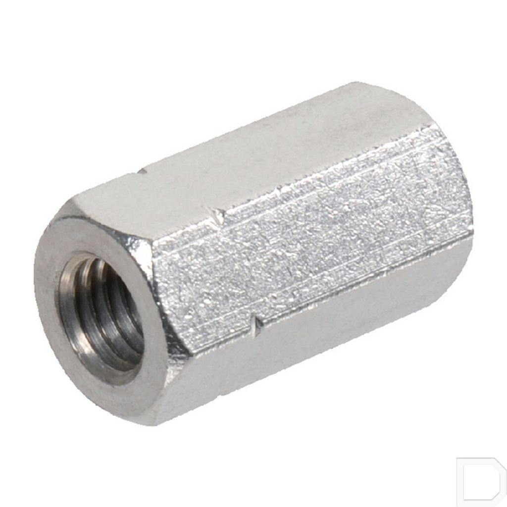 Verbindingsmoer M16 RVS-A2 DIN 6334 