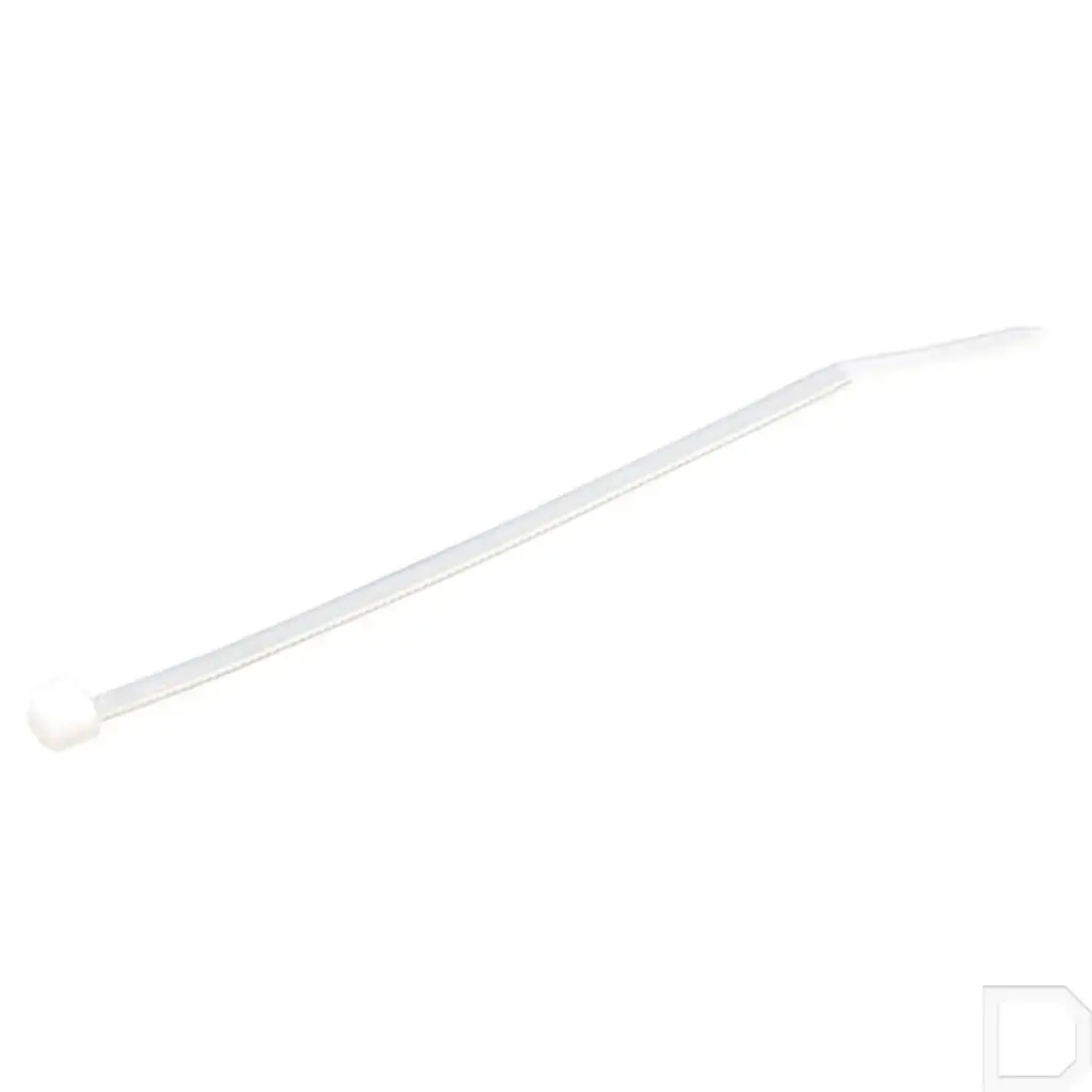 Kabelbinder (tyraps) 2,5 x 100 mm wit 100stuks 