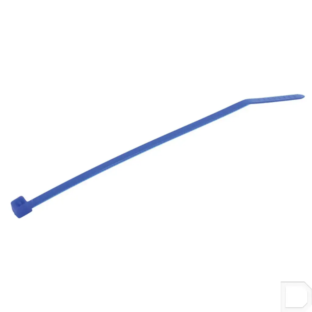 Kabelbinder (tyraps) 4,8 x 200 mm blauw 100stuks