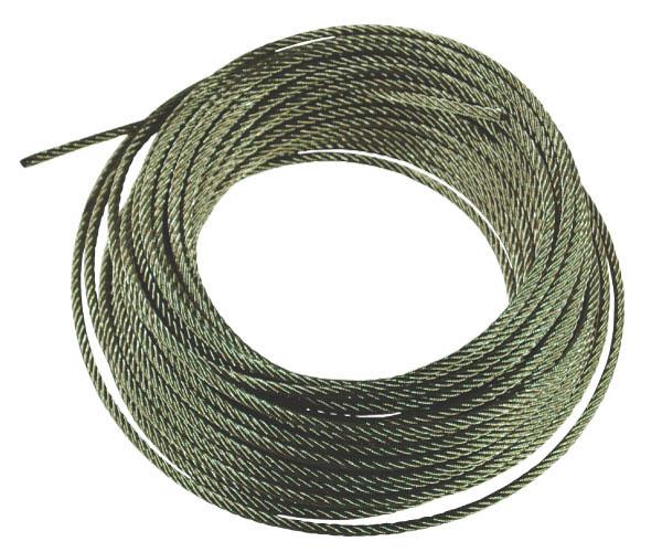Lierkabel RVS A4 3mm, 25 mtr. 