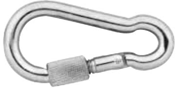 Karabijnhaak met schroef 12 mm 