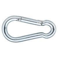 Karabijnhaak gegalv. 100x10 mm 