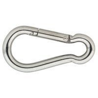 Karabijnhaak 10 RVS-A4 