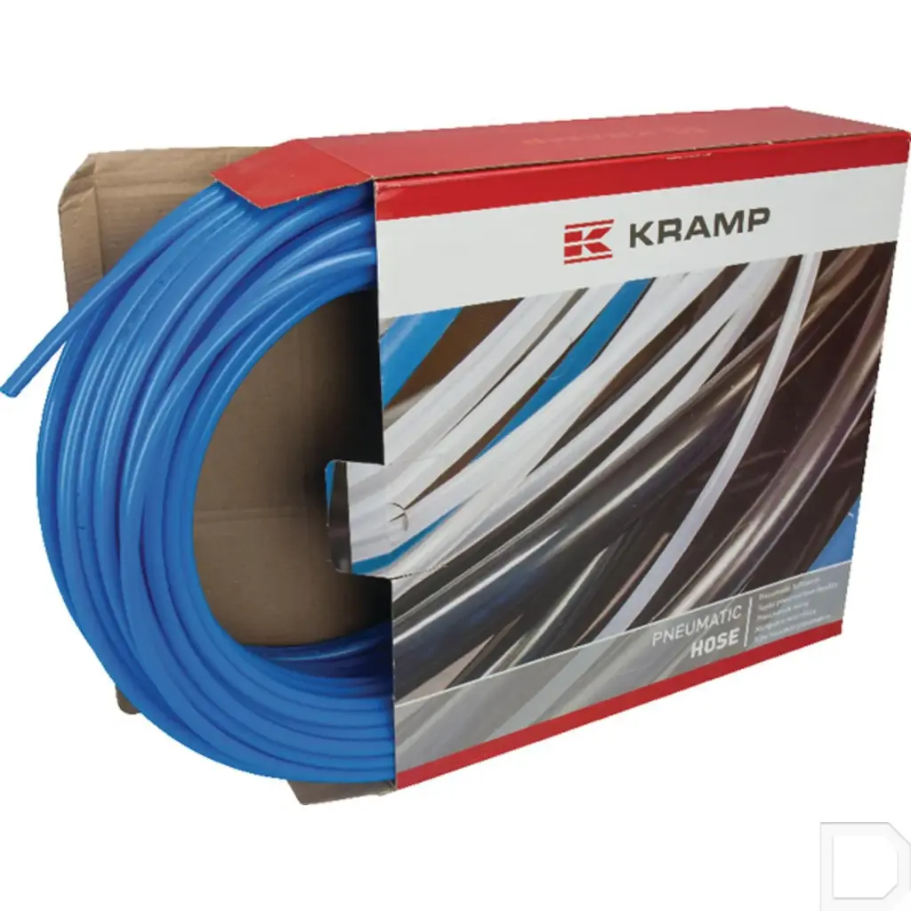 PE Slang blauw 6x4 mm