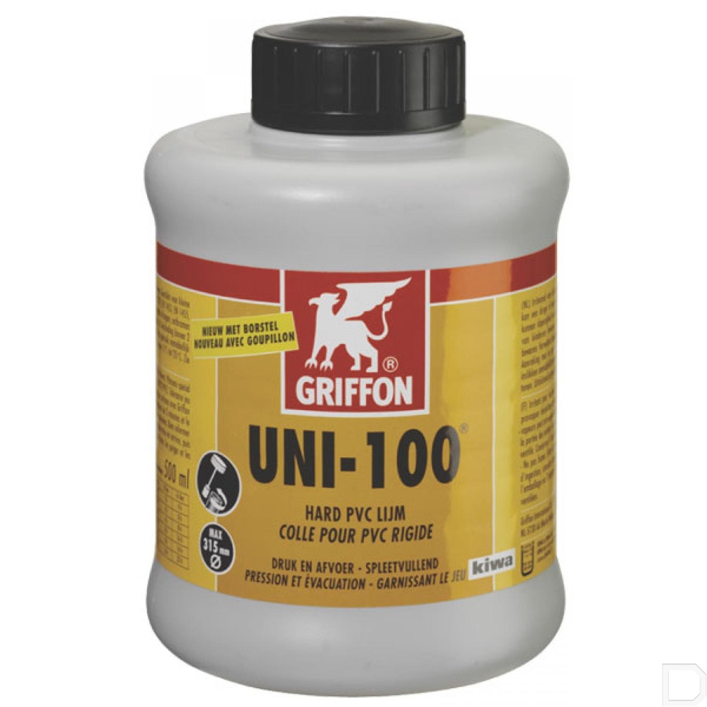 PVC lijm UNI100 KIWA 500ml