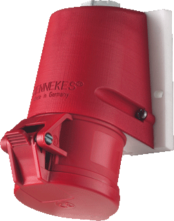 CEE-wandcontactdoos MENN CEE WCD 4P 32A 400V TWIN