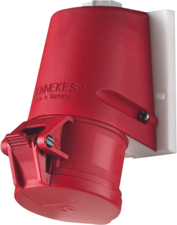 CEE-wandcontactdoos MENN CEE WCD 5P 16A 400V TWIN