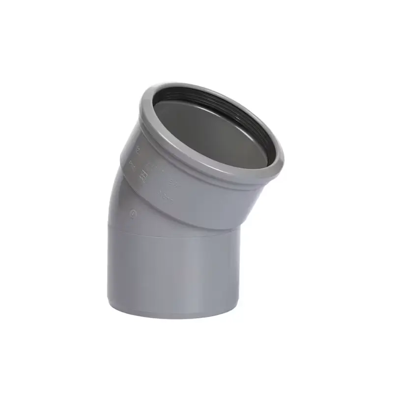  PVC Schuiffitting Bocht PVC Ø 125 mm 30° mof/spie