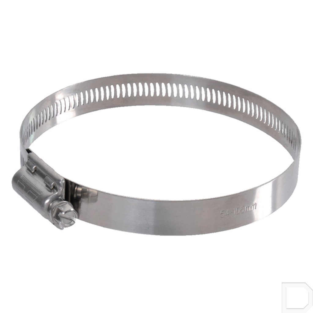 Slangklem Ø 102-156 mm RVS Hi-Torque 