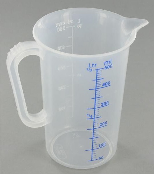 Maatbeker 0,5 l PP