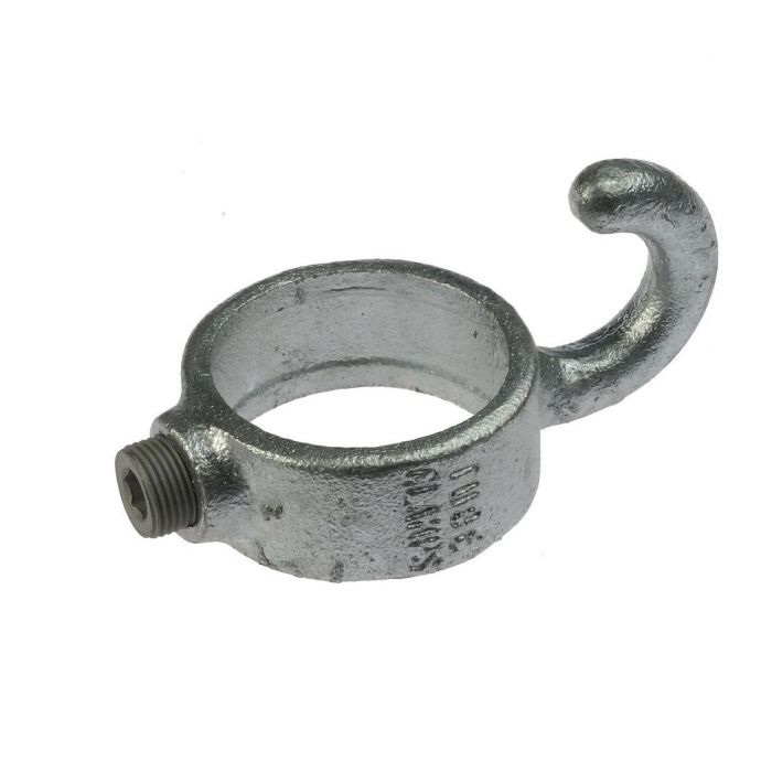 Gegoten Klemring met haak A64 1'' th.vz.