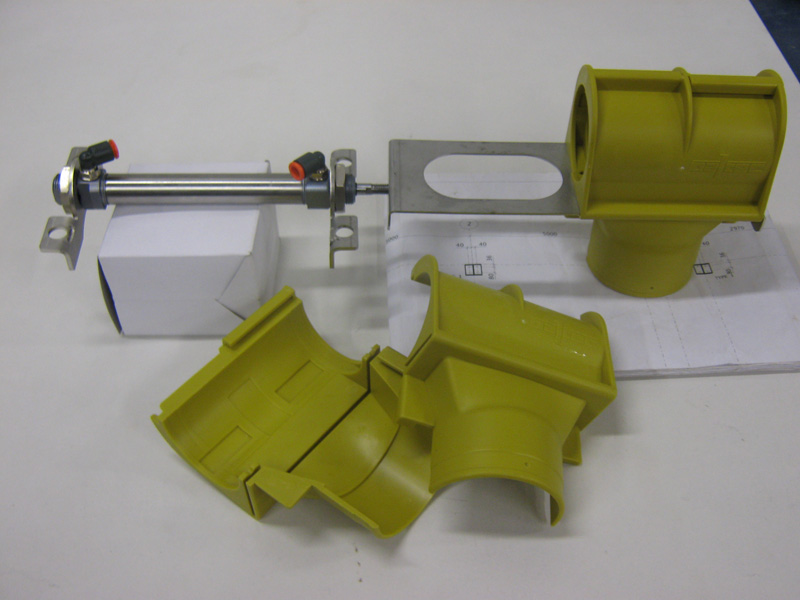 Aftap Ø 50,8 mm compleet met pneumatische schuif Daltec systeem