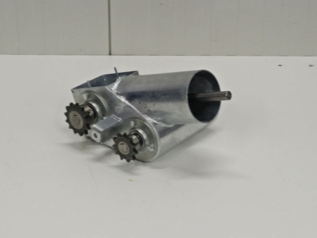 Vijzelbocht linkse uitvoering 90° Ø 150 mm excl. klembussen