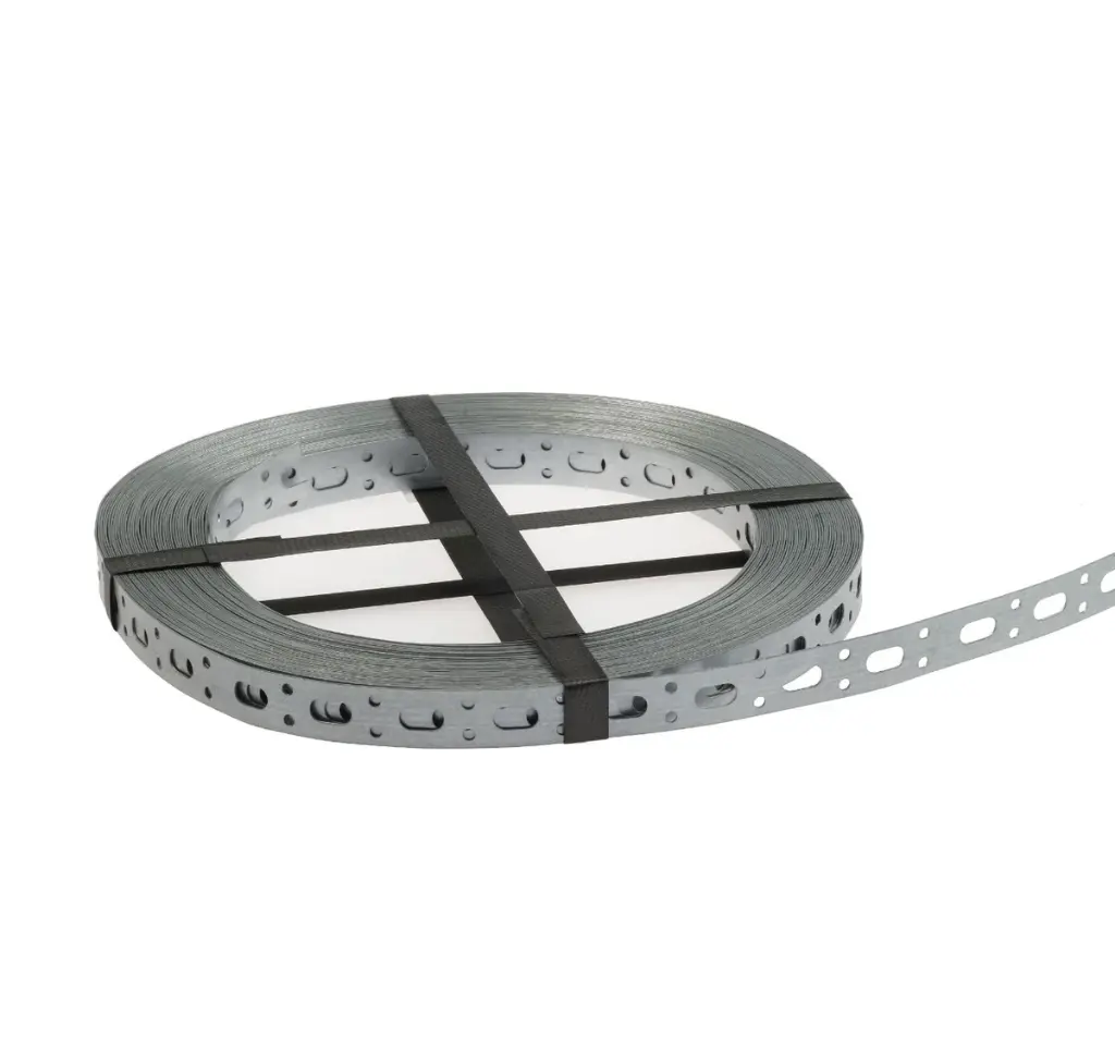 Ophangband geperforeerd 17 mm sendzimir verzinkt 10,00 mtr.
