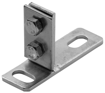 Kop-flens 35/36 "dwars", elektrolytisch verzinkt