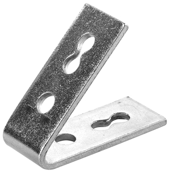 Hoek 41 45° 4-gaten t.b.v. montagerail BK5 el.vz.