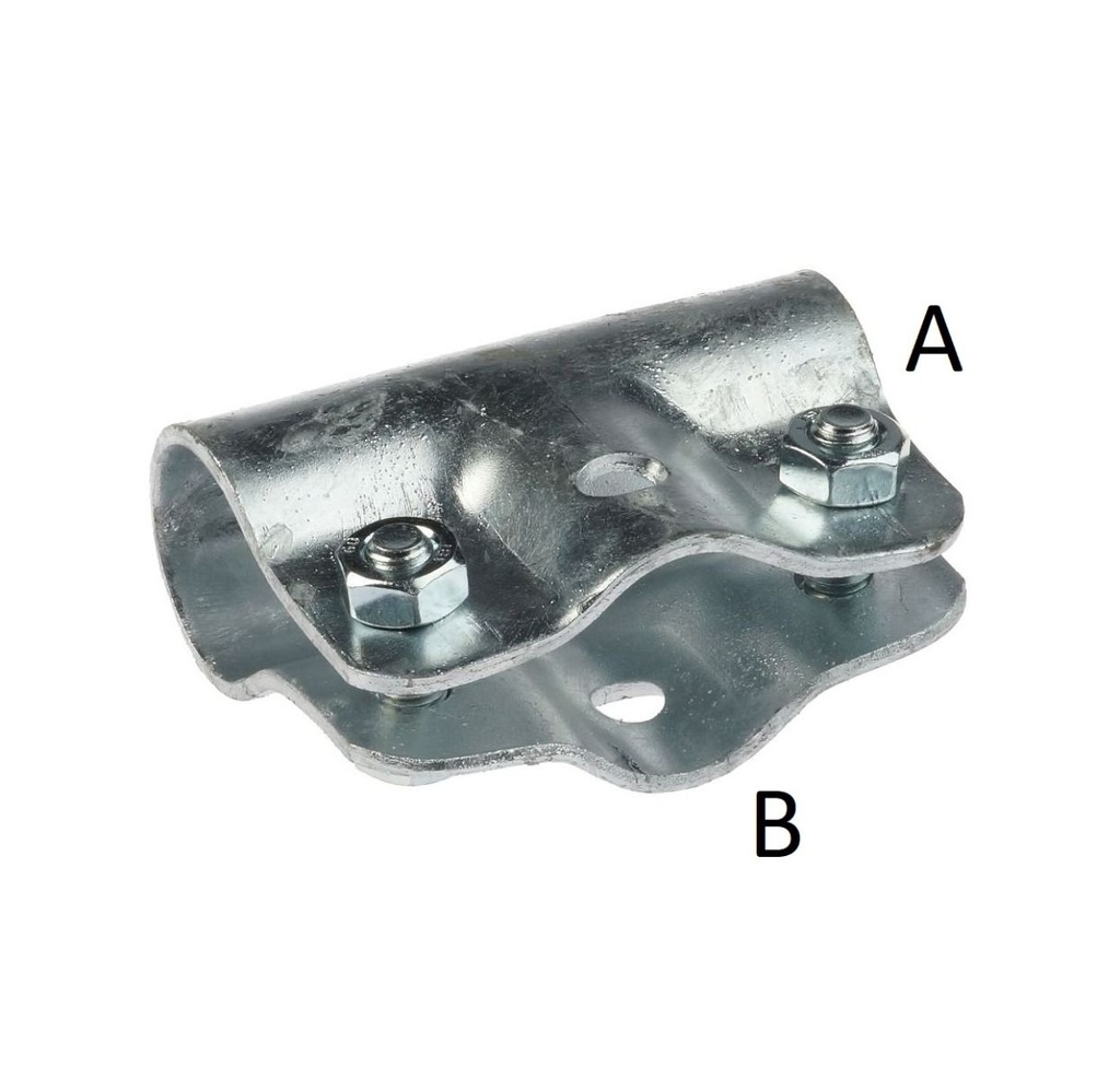 T-klem 1-delig TJ110 1½'' x 1½'' th.vz.