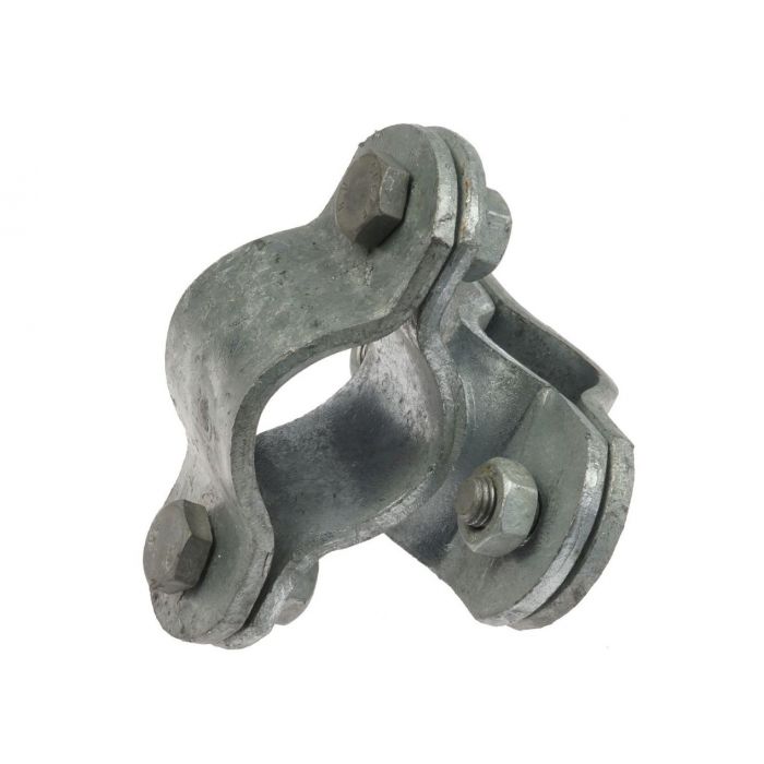 Gelaste kruiskapbeugel 1¼"x 1" th.vz.
