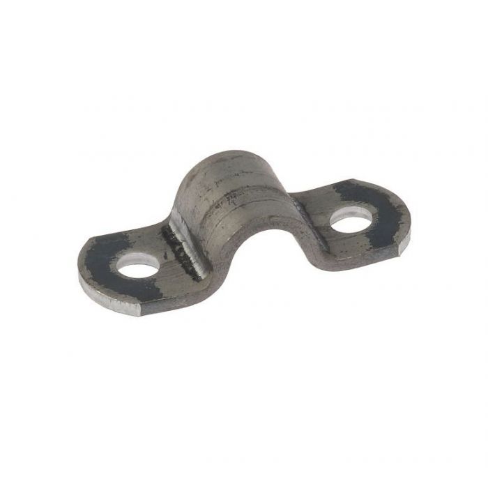Kapbeugel strip 25 x 3 mm Ø 20 mm zwart