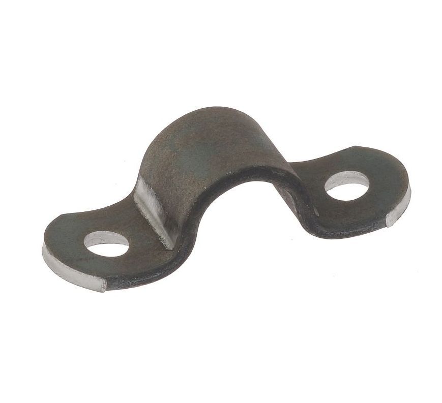 Kapbeugel strip 30 x 4 mm Ø 27 mm zwart