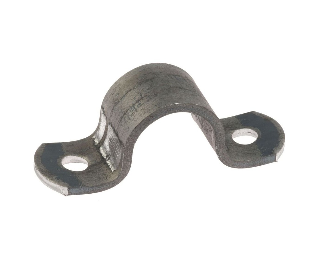 Kapbeugel strip 40 x 5 mm Ø 42 mm zwart