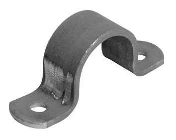 Kapbeugel strip 40 x 6 mm Ø 76 mm zwart