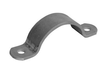 Halve kapbeugel ø 245 mm 50 x 10 mm zwart