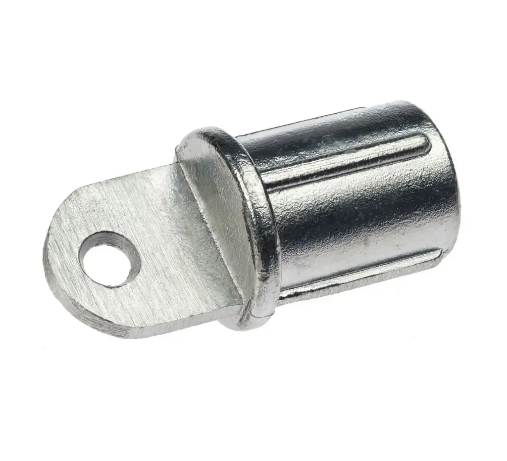 Interne aluminium einddop oogdop schoorverbindingsdop voor ronde buis Ø 42 mm