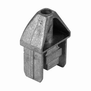 Alu-veiligheidseindstuk kokerprofiel 30 x 50 mm inslag