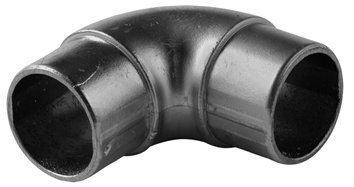 Alu-kniestuk ø 60 mm 90° inslag