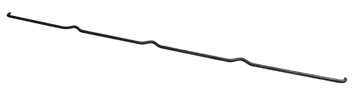 Gaaslat ø 8 mm lengte 1350 mm blank