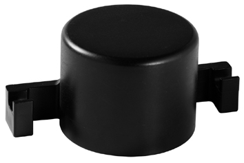 Paalkap OM ø 60 mm met DSM-haak nylon zwart