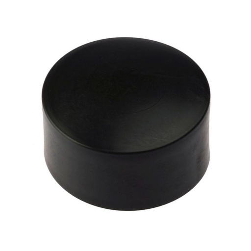 Kunststof dop 'om' Ø 60 mm zwart