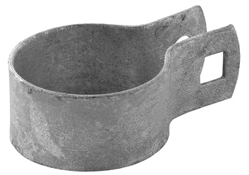 Eindbeugel 25 x 1,6 mm thermisch verzinkt diameter 42 mm